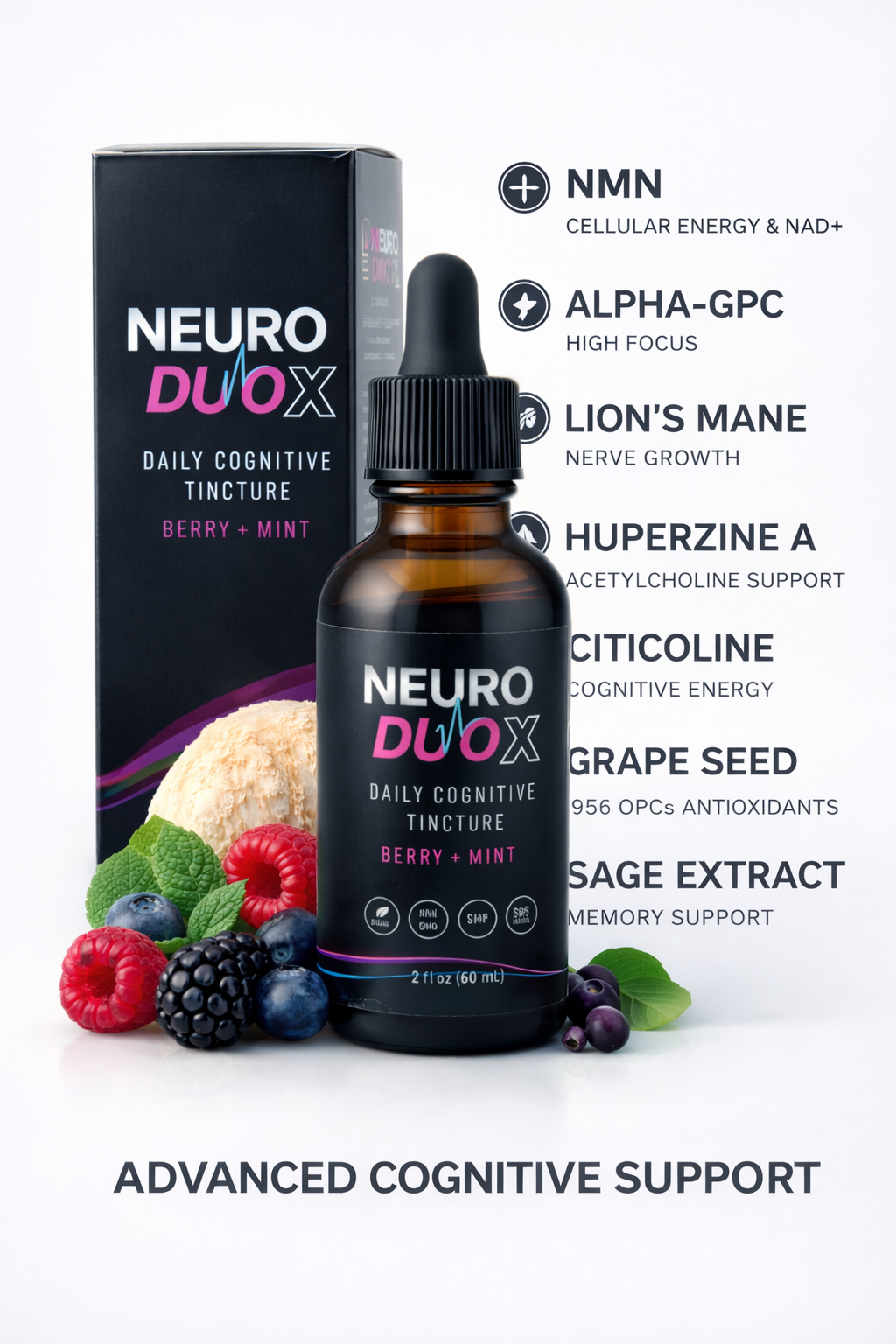 NeuroDuo X — Extra Strength Focus & Drive (60ml)