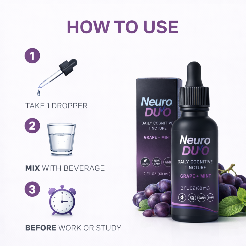 NeuroDuo — Daily Cognitive Clarity (30ml)